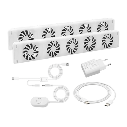 Conjunto de ventiladores de radiador QH Turbo Booster