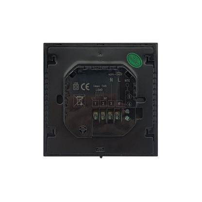Termostato programable Touch-PRF 78 en blanco o negro