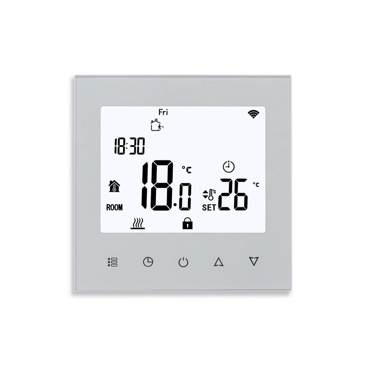Mirror frameless with LED, anti-fog 60 x 120 cm