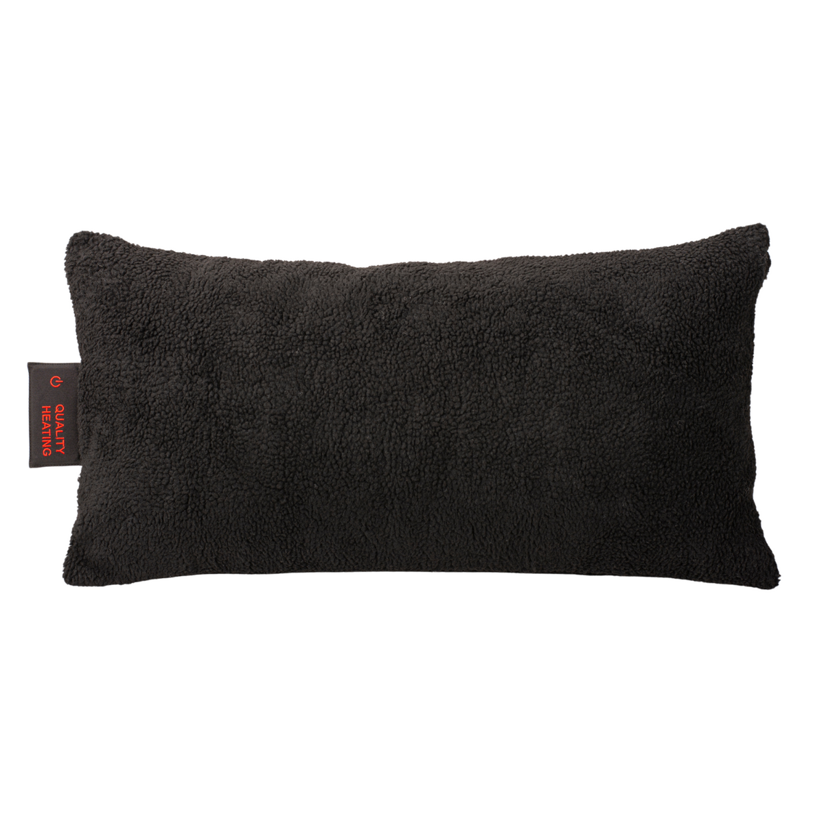 Heated Cushion Warmy Teddy Black 30 x 60 cm