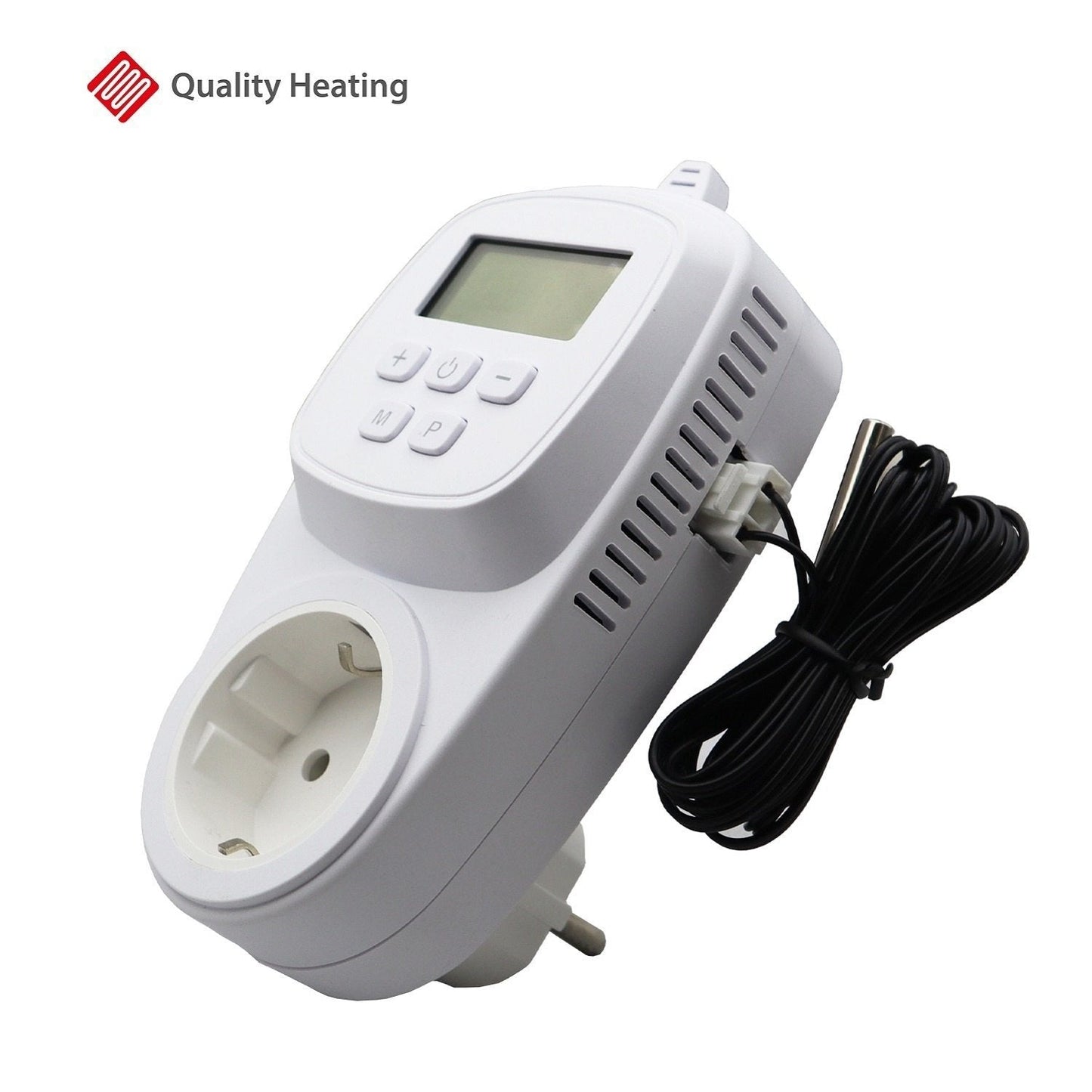 Termostato de toma Wifi con sensor independiente QH-42
